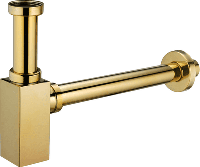 Mexen washbasin siphon drain, gold - 79960-50
