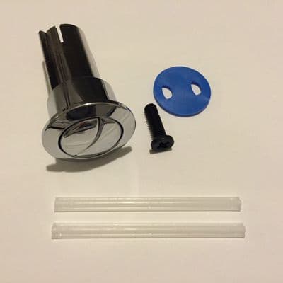 ROCA  Old Style Dual Flush Push Button Only Long Body with rods AH0002000R