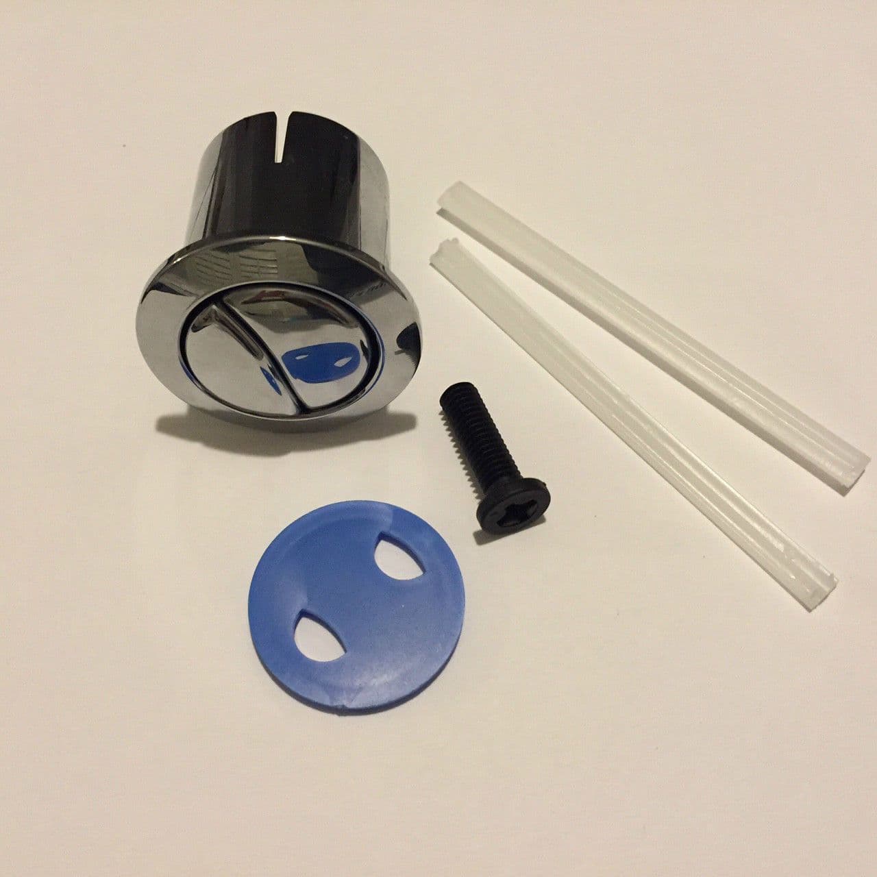 ROCA Old Style Dual Flush Push Button Only Short Body with push rods