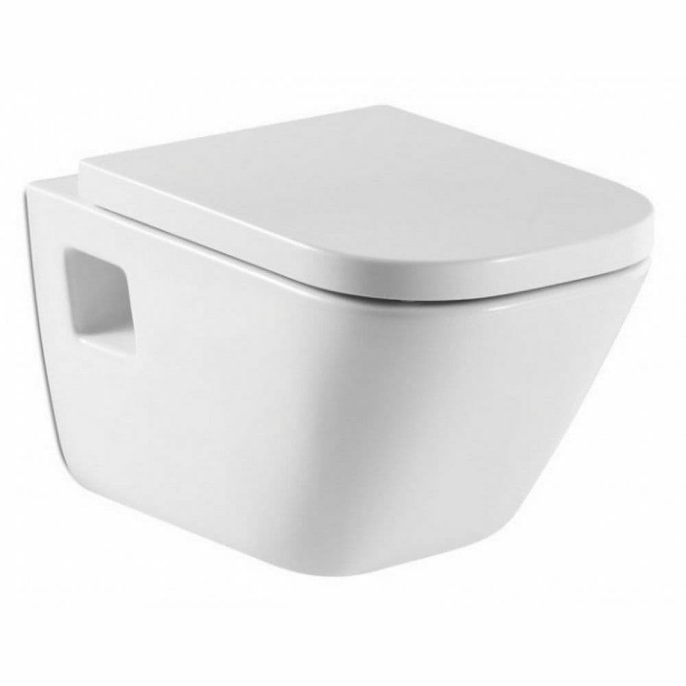 ROCA The Gap WallHung WC Pan with ROCA The Gap Toilet Seat