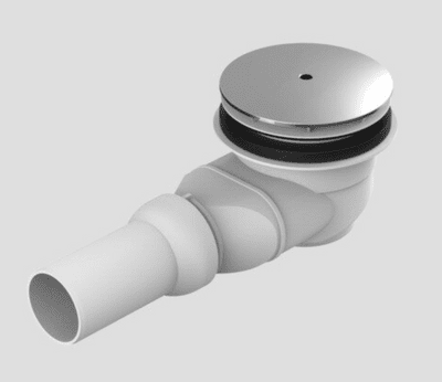 SANIT Shower waste 823/90W DN50 horizontal outlet 34.045.00..0000