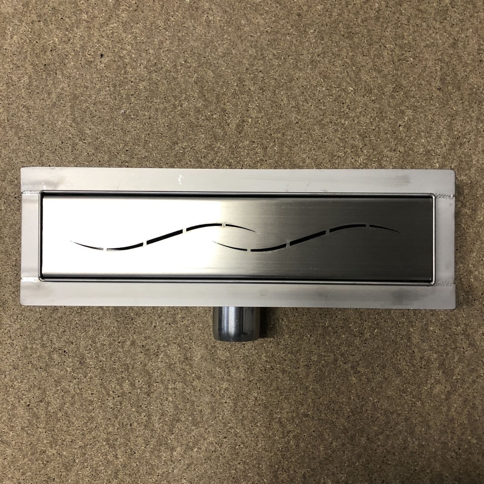 STAINLESS STEEL LINEAR FLOOR SHOWER DRAIN WET ROOM BATHROOM CHANNEL