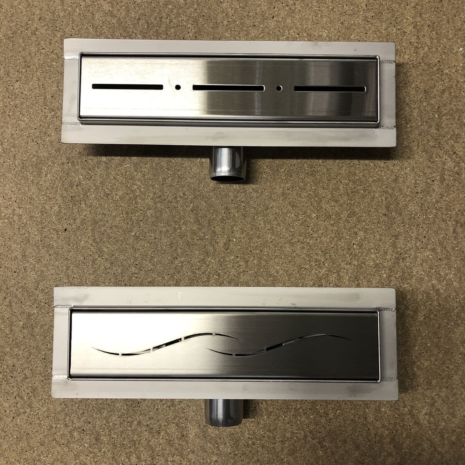 STAINLESS STEEL LINEAR FLOOR SHOWER DRAIN WET ROOM BATHROOM CHANNEL