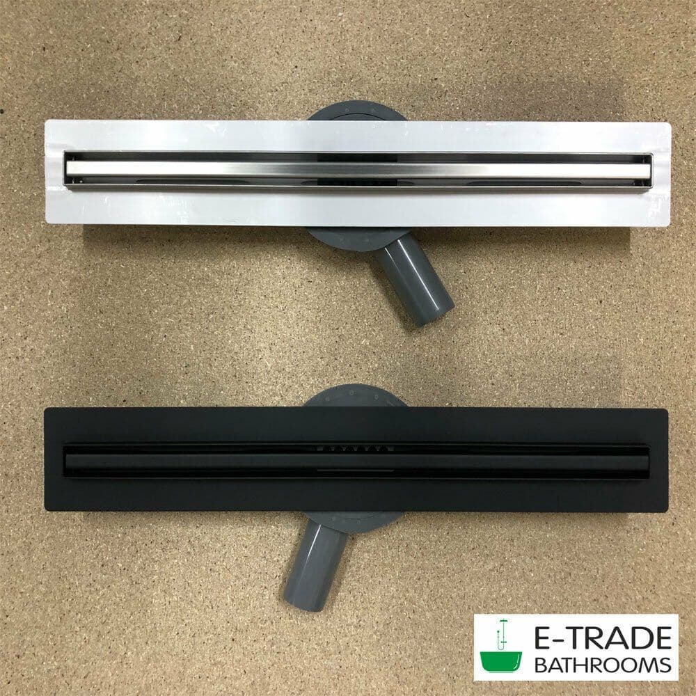 STAINLESS STEEL LINEAR SHOWER DRAIN WETROOM BATHROOM GULLY TRAP WASTE