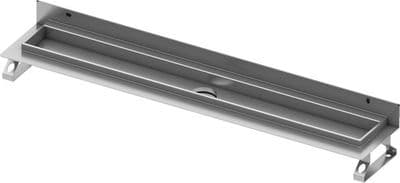 TECE TECEdrainline channel, straight with wall upstand 800 mm with Seal System sealing tape 600801