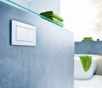 TECE TOILET 112cm FRAME+ FLUSH PLATE +WALL HUNG COMPACT RIMLESS WC SOFT CLOSING