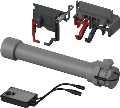 TECETECEplanus WC release 9240354 6 V battery, Radio for WC support rails 9240354