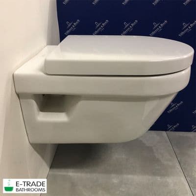 Villeroy & Boch ARCHITECTURA Rimless Soft Closing Toilet  with soft closing seat 5684HR01