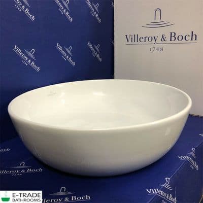 VILLEROY & BOCH ARTIS BASIN 417943R1 43cm Countertop Round Wash CeramicPlus Sink