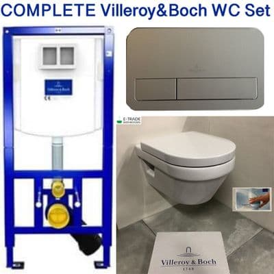Villeroy & Boch VICONNECT Frame ARCHITECTURA Rimless Soft  Closing Ceramic  Plus