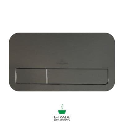 VILLEROY&BOCH WC Frame 82cm VICONNECT + VILLEROY&BOCH E200 Flush Plate in Chrome