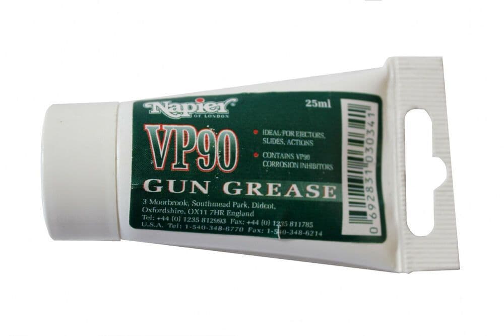 NAPIER GUN GREASE SHOT RIFLE SHOTGUN WATERPROOF LUBRICANT 25ML VP90