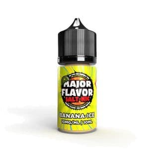 Major Flavor Salts - Banana Ice E-liquid 10mg Salt Nic - DISCONTINUED