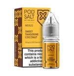 Pod Salt Nexus - Sweet Tangerine Coconut E-liquid Salt Nic - 10MG CLEARANCE BB4 9/25