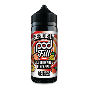 Seriously Doozy Pod Fill - Blood Orange Pineapple 120ml 50/50 Shortfill