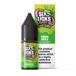 Six Licks Tongue Twister - Green Apple E-liquid Salt Nic - 10MG DISCONTINUED