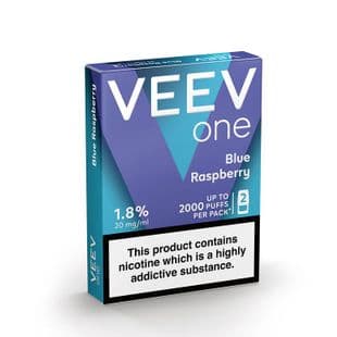 VEEV ONE - Blue  Raspberry - 2ml Pre-filled Pods x2 (Pack)