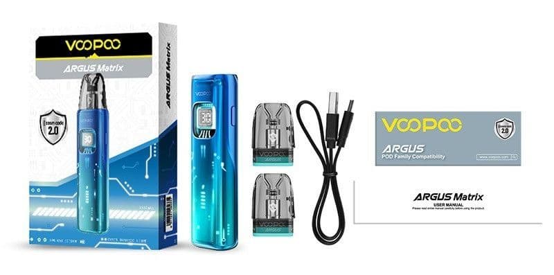 voopoo Argus A pod kit box contents