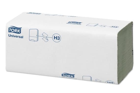 Green 1ply Single Fold Hand Towel x 4000