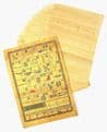 10 Sheets Genuine Egyptian Papyrus Paper Includes Hieroglyphics & History Sheet