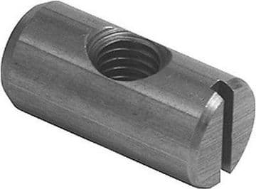 10 x Barrel Bolt Nuts M6 x 20mm Slotted Cross Dowel furniture, cots, beds