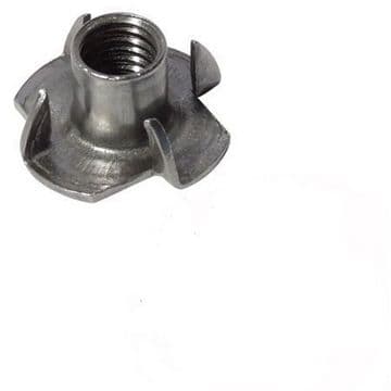 10 X T Nuts Packs of M4 M5 M6 M8 or M10 for wood, furniture leg tee nut