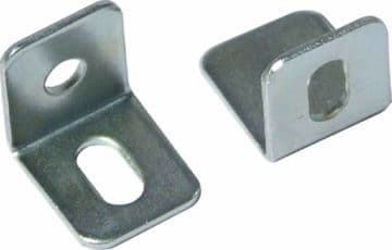 20 / 100 / 200 Steel Angle Brackets 15mm x 15mm x 13mm with adjust slot D014