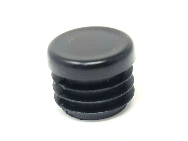 20mm Diameter Black Plastic End Caps Blanking Plugs Tube Box Section Insert C170