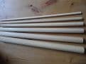 30cm Wooden Craft Sticks - Hardwood Dowels Poles CHOOSE QUANTITY & DIAMETER
