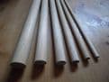 30cm Wooden Craft Sticks - Hardwood Dowels Poles CHOOSE QUANTITY & DIAMETER