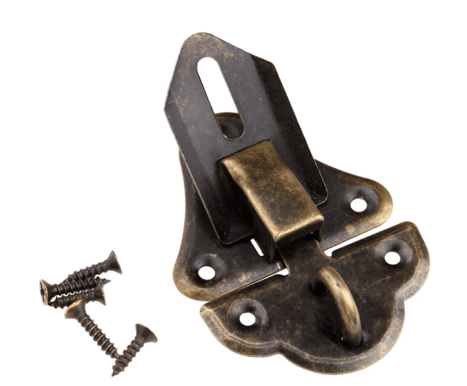 Antique Bronze Finish Box Lid Catch D032