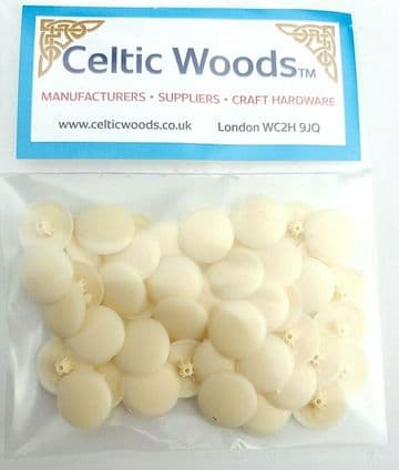 Antique white Bifix Press-Fit Pozi Screw Head Covers Caps choose pack size 50 or 100