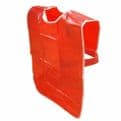 Children's Red PVC Tabard Waterproof Painting Apron Wipe Clean Art Craft Cooking