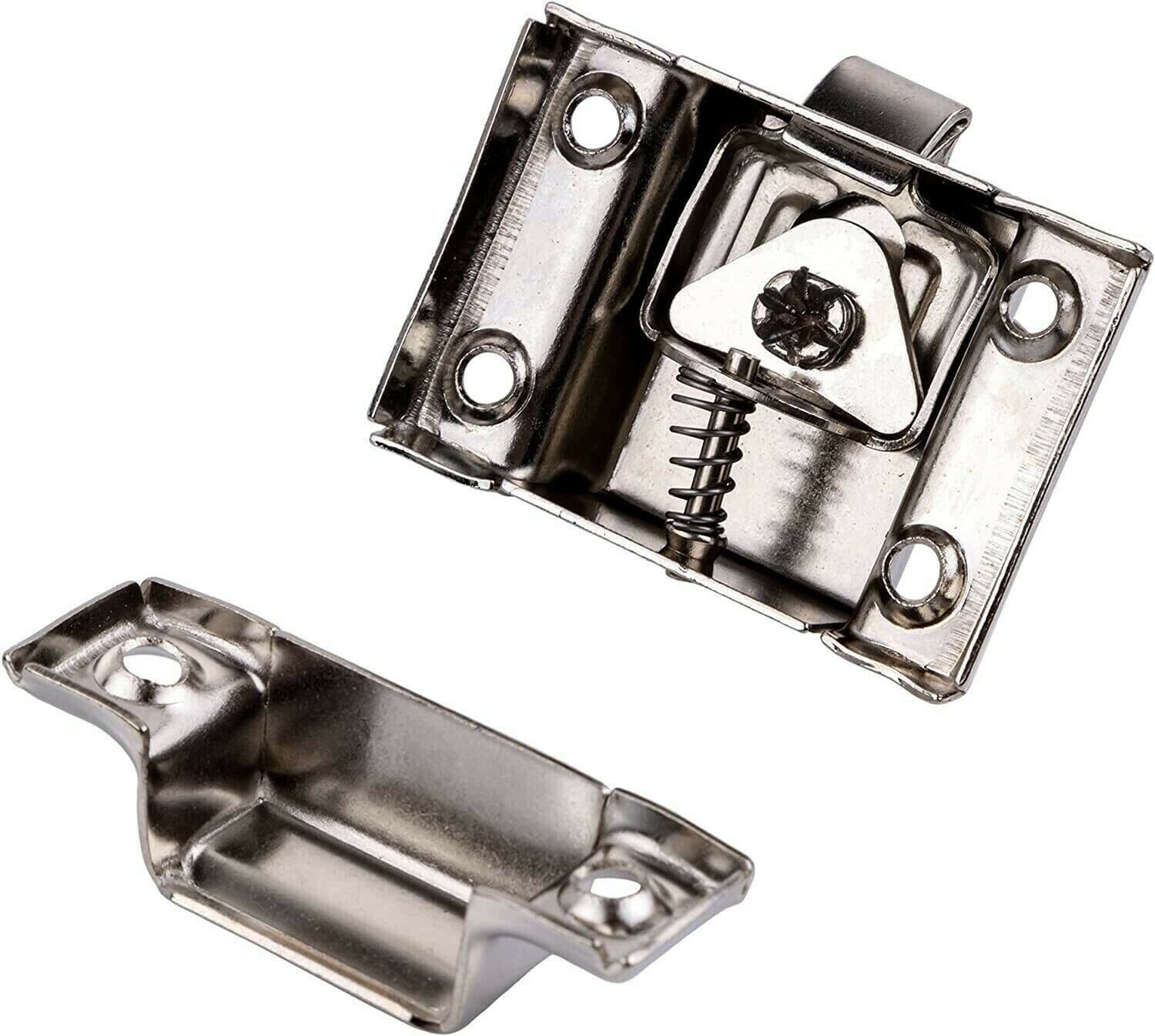 Chrome Finish Cupboard Cabinet Door Thumb Turn Catch Latch Lock ...