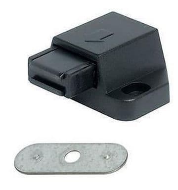 Cupboard Door Catch Magnetic Pressure Touch for Cabinets With Counterplate