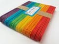 Large Eco Wooden Lollipop Coloured Craft Sticks Lolly 150mm x 18mm - Pack of 50