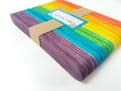 Large Eco Wooden Lollipop Coloured Craft Sticks Lolly 150mm x 18mm - Pack of 50