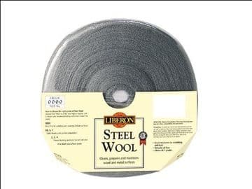 Liberon high quality steel wool Ultrafine grade 0000 1kg roll