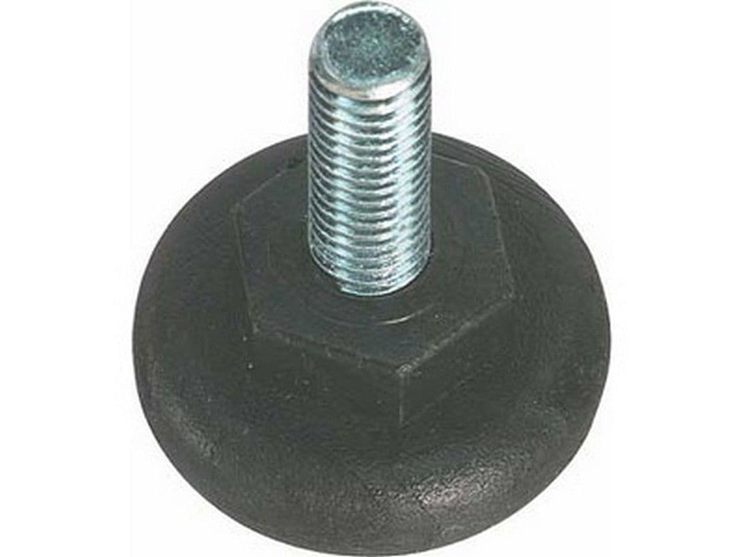 M8 furniture foot with hexagonal nut adjustable height leg foot castor C047