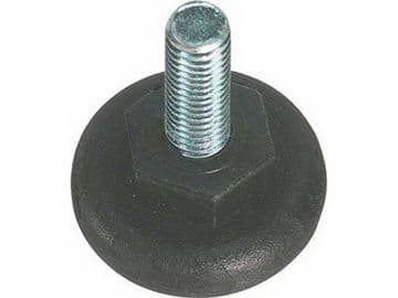 M8 furniture foot with hexagonal nut, adjustable height leg foot castor C047