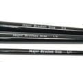 Major Brushes White Synthetic Sable Flat Tip Brush Set of 3 Water Acrylic Oil