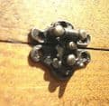 Metal Buckle Catch Latch Hasp for Small Box Lid Antique Bronze Finish C041