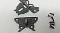 NEW Lock clasp butterfly box latch hasp ornate c/w screws bronze finish C120