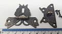 NEW Lock clasp butterfly box latch hasp ornate c/w screws bronze finish C120