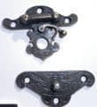 NEW  Metal buckle catch latch hasp for small box antique bronze finish C042