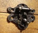 NEW  Metal buckle catch latch hasp for small box antique bronze finish C042