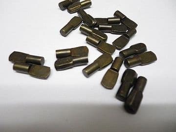 NEW Pack of 40x5mm BRONZED FINISH SHELF SUPPORT STUDS HAFELE 100kg load