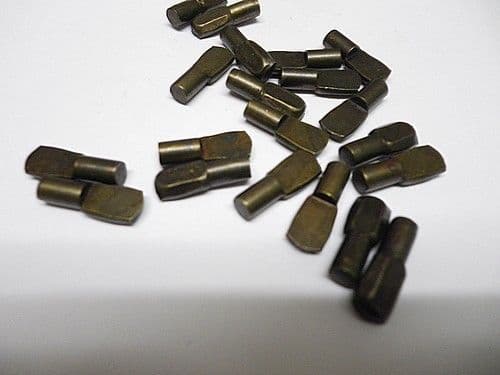 NEW Pack of 40x5mm BRONZED FINISH SHELF SUPPORT STUDS HAFELE 100kg load