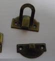 NEW Pair of metal buckles catches latches for small box etc bronze finish C026