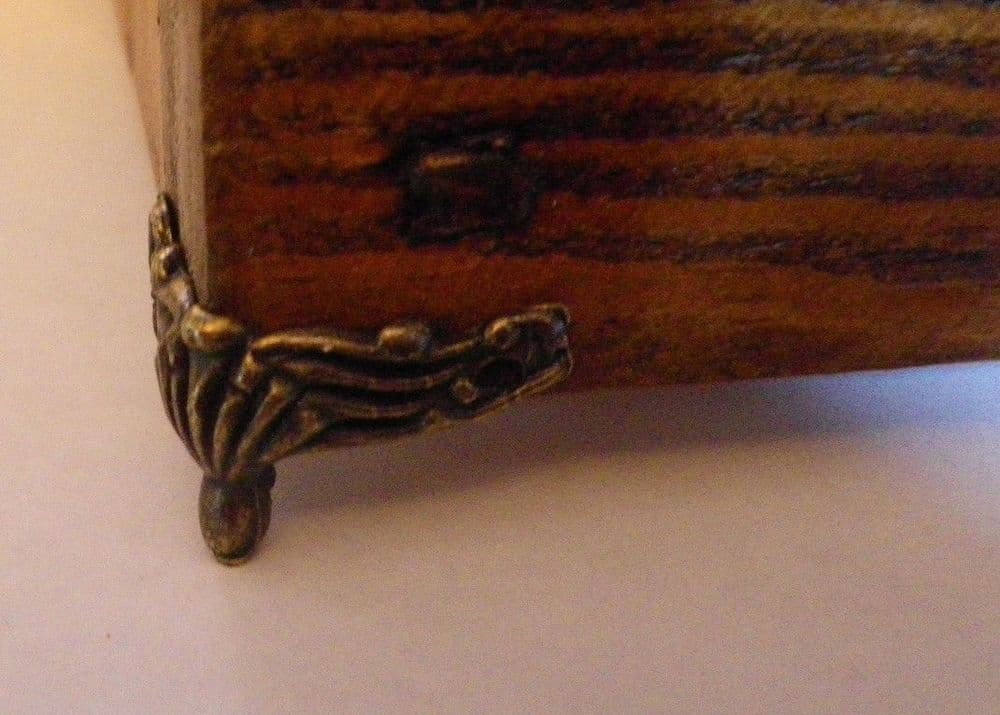 NEW Set of 4 box feet furniture corner foot decoration ornate antique ...
